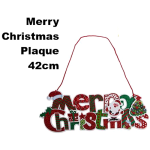 "Merry Christmas" Plaque 42cm